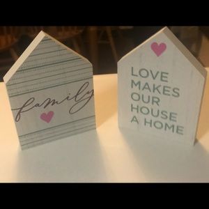 Handmade family wood houses